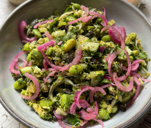Edamame-Hacksalat