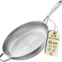 Edelstahlpfanne