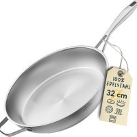 Edelstahlpfanne 28cm