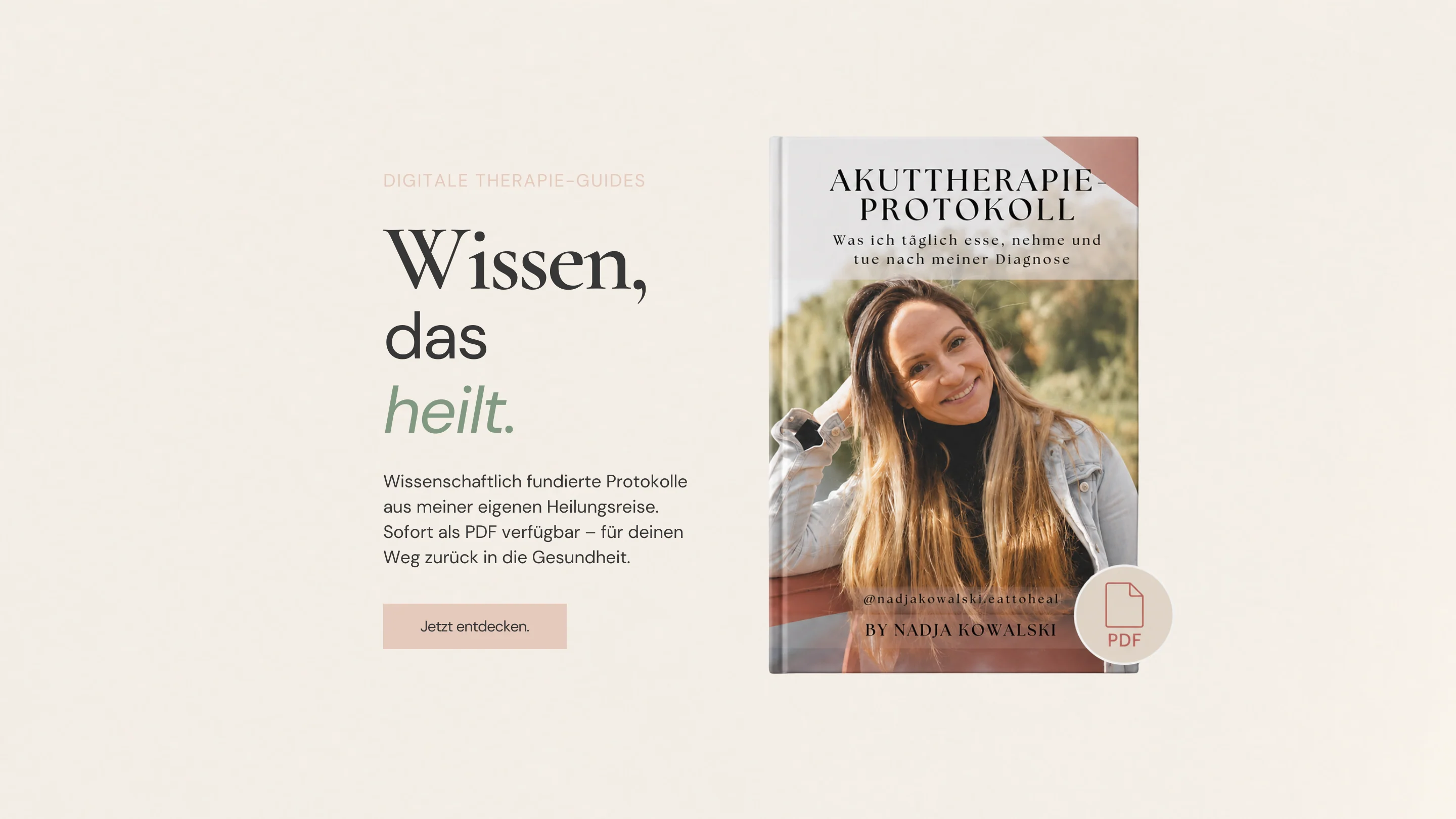 Eat to Heal Akuttherapieprotokoll